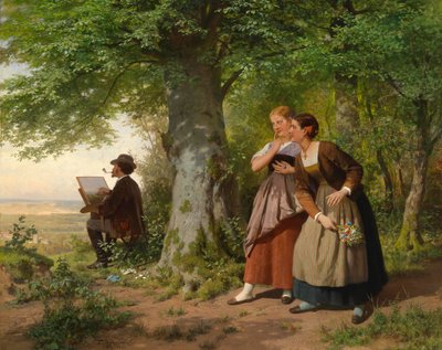 The Admired Artist by Franz Maria Ingenmey